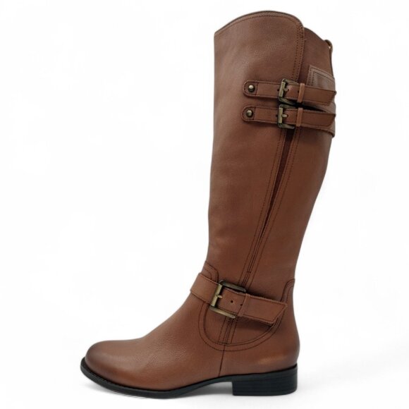 Naturalizer Women's Size 8 Jessie Banana Bread Leather Wide Calf Knee High Boot - Picture 5 of 15
